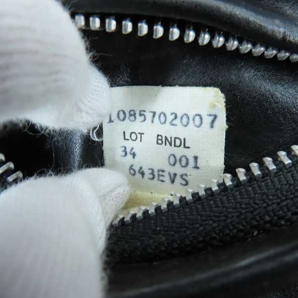 実際に弊社で買取させて頂いたSCHOTT/ショット ボアライナー付き シングルレザーライダースジャケット /34の画像 5枚目