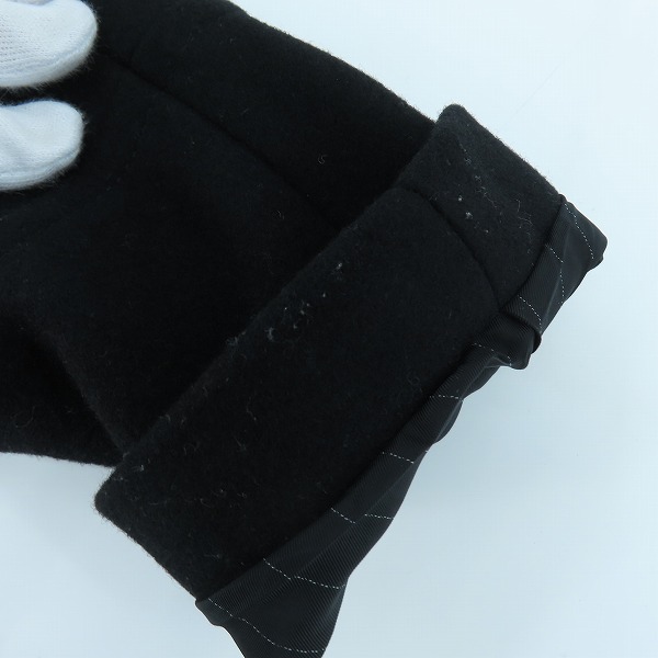 実際に弊社で買取させて頂いたATTACHMENT/アタッチメント ウールPコート ブラック/2の画像 6枚目