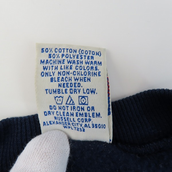 実際に弊社で買取させて頂いたRUSSELL ATHLETIC/ラッセルアスレチック 80S-90S/ヴィンテージ/USA製/イーグルR/ペンシルバニア大学 半袖スウェット XXLの画像 3枚目