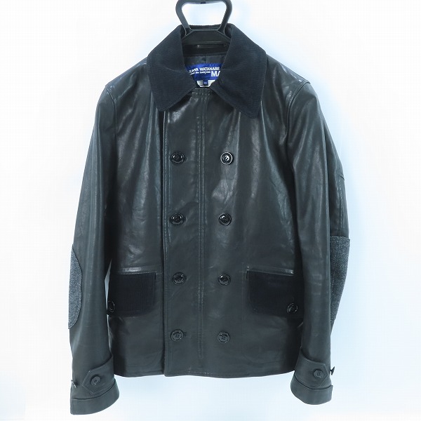 実際に弊社で買取させて頂いたCOMME des GARCONS JUNYA WATANABE MAN/コムデギャルソンジュンヤワタナベマン カウレザージャケット WH-J018/XS