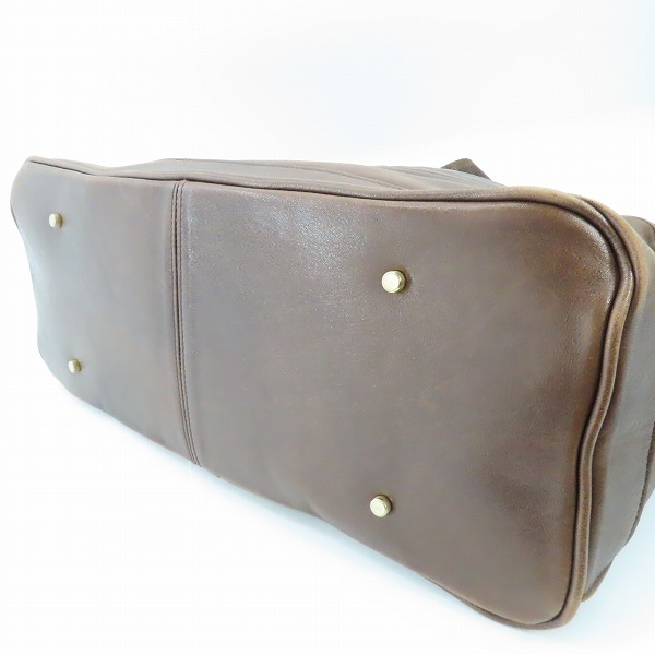 実際に弊社で買取させて頂いたaniary/アニアリ レザー ショルダーバッグ ブラウンの画像 2枚目