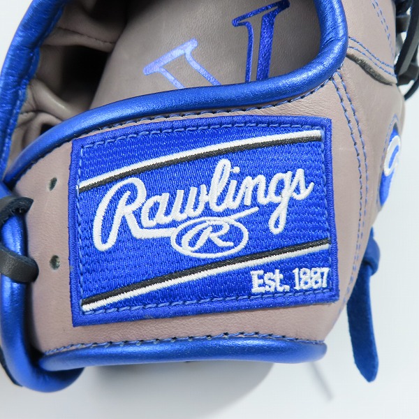 実際に弊社で買取させて頂いたRawlings/ローリングス HYPER TECH COLOR SYNC 軟式 外野手 右投げ用 グローブ GR4HTCY719の画像 6枚目