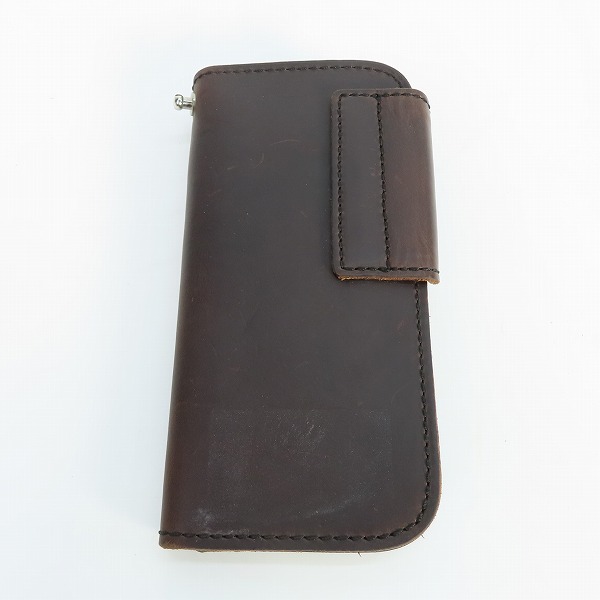 実際に弊社で買取させて頂いたRED WING/レッドウィング 二つ折り レザー長財布/ウォレットの画像 1枚目