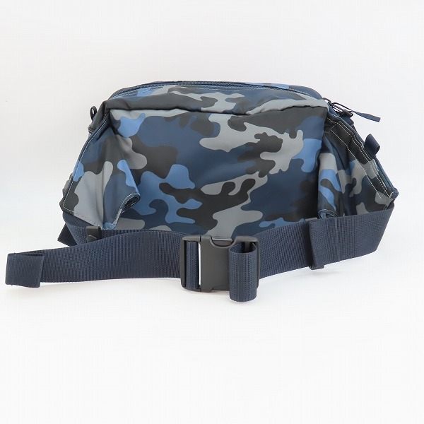 実際に弊社で買取させて頂いた(z6)【複数個選択可能/未使用】HEAD PORTER/ヘッドポーター JUNGLE WAIST BAG ジャングル ウエストバッグ ダークネイビーの画像 1枚目