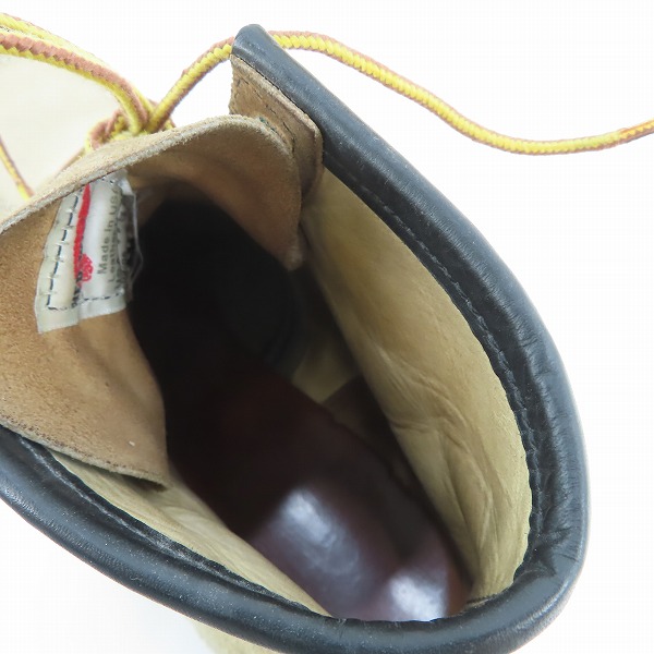 実際に弊社で買取させて頂いたRED WING/レッドウィング アイリッシュセッター スエード モックトゥ 8173/10Eの画像 4枚目