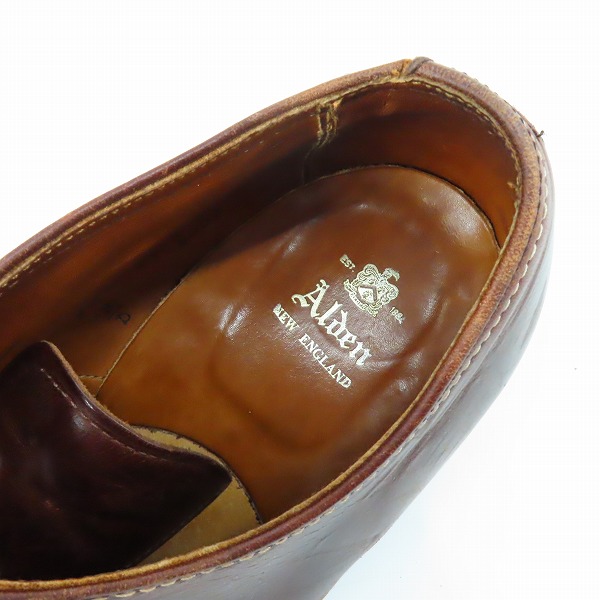 実際に弊社で買取させて頂いたALDEN/オールデン モックトゥブーツ INDY OXFORD/インディ オックスフォード 4002 8.5Dの画像 4枚目