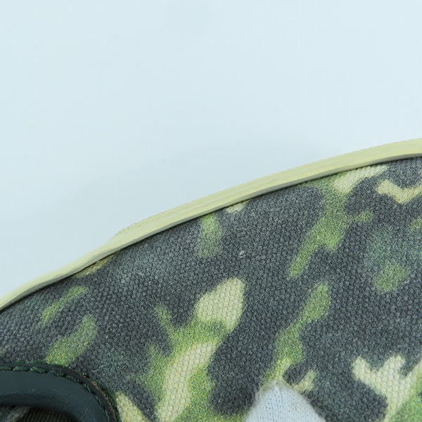 実際に弊社で買取させて頂いたMoncler/モンクレール カモフラ/迷彩柄 キャンバス スリッポンシューズ 41の画像 6枚目