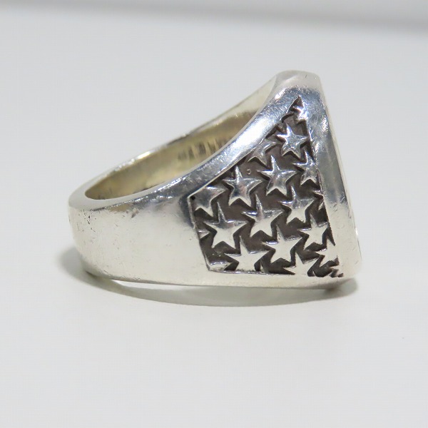 実際に弊社で買取させて頂いたCHROME HEARTS×MATTY BOY/クロムハーツ×マッティボーイ SPEC RING/スペック リング 21-22号の画像 4枚目