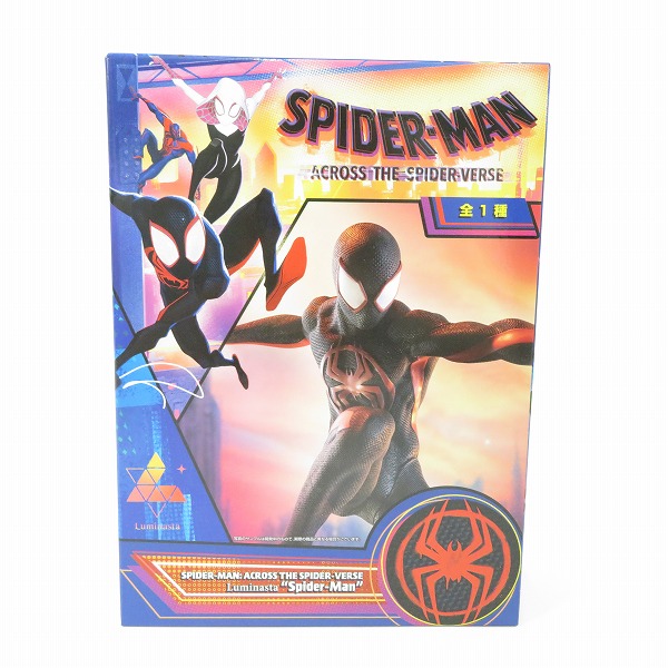 実際に弊社で買取させて頂いた【未開封】SEGA/セガ ACROSS THE SPIDER-VERSE/MARVEL COMICS Luminasta スパイダーマン/グウェン 他 フィギュア 4点セットの画像 1枚目