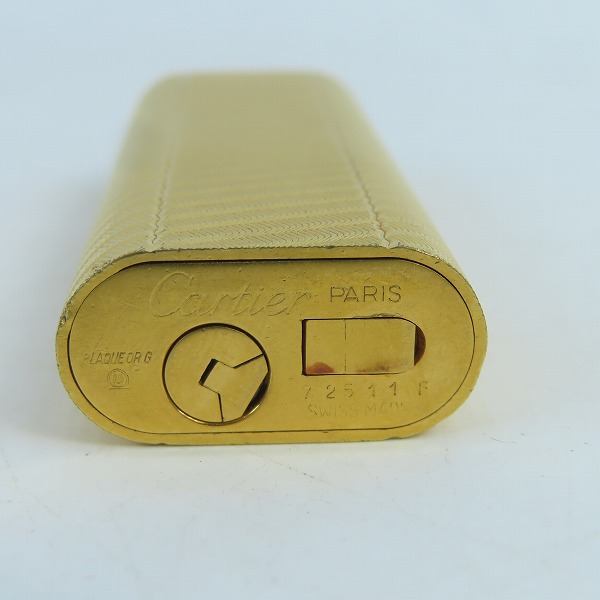 実際に弊社で買取させて頂いたCartier/カルティエ ガスライター ゴールドの画像 4枚目