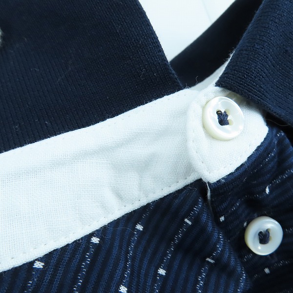 実際に弊社で買取させて頂いたHugo Boss/ヒューゴボス SLIM FIT FINEST ITALIAN FABRIC ポロシャツ /XLの画像 6枚目