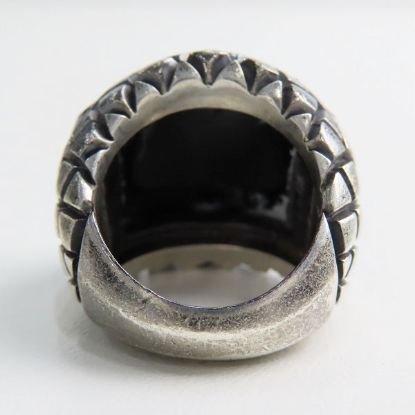 実際に弊社で買取させて頂いたCORE JEWELS/コアジュエルス カットオニキス リング/17.5号の画像 3枚目