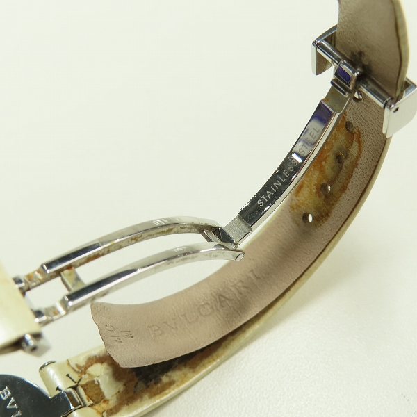 実際に弊社で買取させて頂いたBVLGARI/ブルガリ Bzero1ビーゼロワン ステンレススチール クオーツ 黒文字盤 腕時計 BZ22S【動作未確認】の画像 3枚目