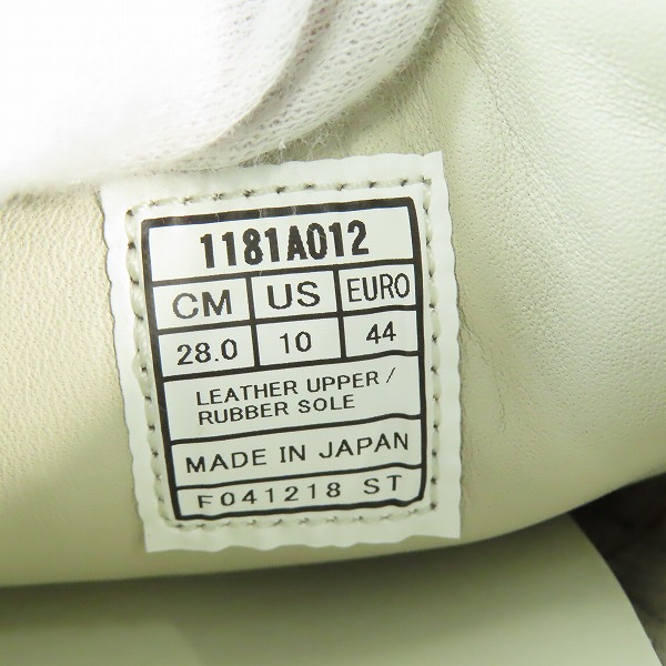 実際に弊社で買取させて頂いたOnitsuka Tiger/オニツカタイガー MEXICO 66 DELUXE/メキシコ66 デラックス レザー 1181A012/28の画像 5枚目