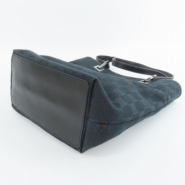 実際に弊社で買取させて頂いたGUCCI/グッチ GGキャンバス トートバッグ ブラックの画像 2枚目