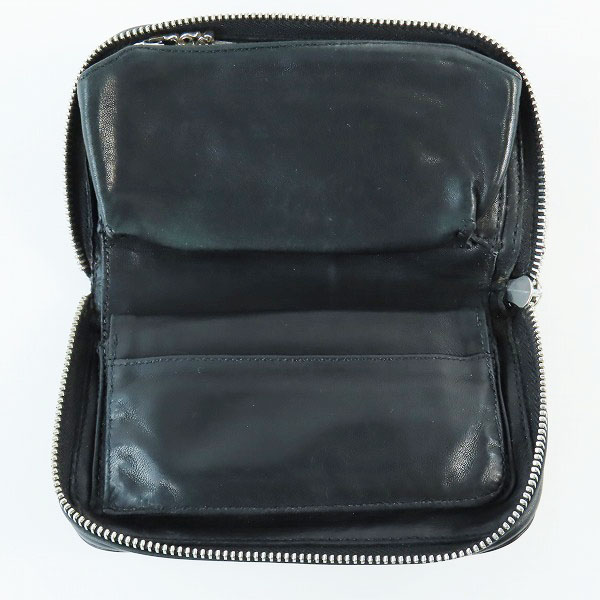 実際に弊社で買取させて頂いたCHROME HEARTS/クロムハーツ REC F ZIP MINI/レックジップミニ ラウンドジップウォレットの画像 3枚目