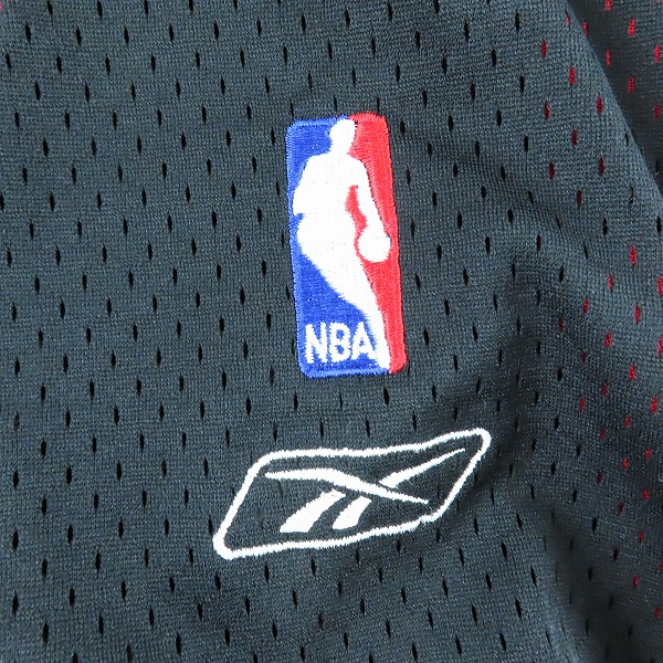 実際に弊社で買取させて頂いたReebok/リーボック NBA 76ers/フィラデルフィア・セブンティシクサーズ ＃3 アレン・アイバーソン ユニフォーム ブラック/XLの画像 4枚目