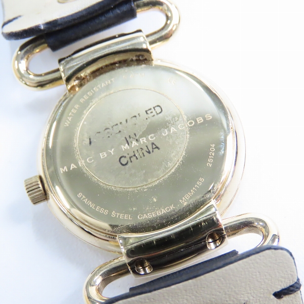 実際に弊社で買取させて頂いたMARC BY MARC JACOBS/マークバイマークジェイコブス 腕時計 MBM1155【動作未確認】の画像 3枚目
