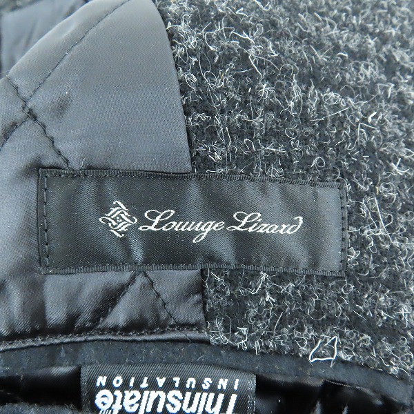 実際に弊社で買取させて頂いたLOUNGE LIZARD/ラウンジリザード シンサレート 裏地キルティング ダッフルコート/1の画像 3枚目