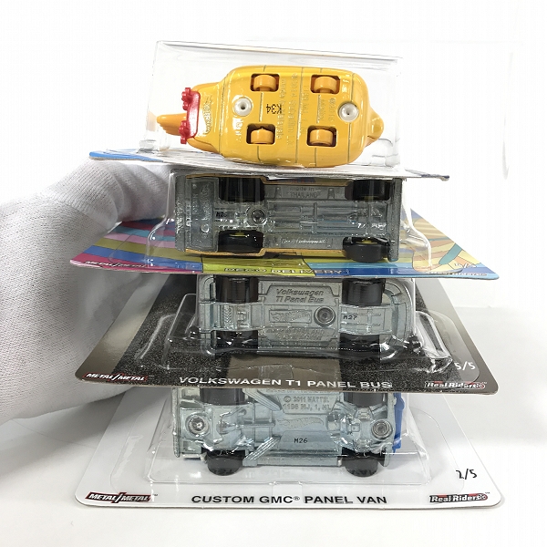 実際に弊社で買取させて頂いた【未開封】Hot Wheels/ホットウィール THE BEATLE/ビートルズ VOLKSWAGEN T1 PANEL BUS/ECO DELIVERY 他 4点セットの画像 5枚目