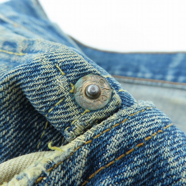 実際に弊社で買取させて頂いたLEVI'S/リーバイス 501 66前期 刻印8 ビッグE ヴィンテージ デニムパンツ/ジーンズの画像 6枚目