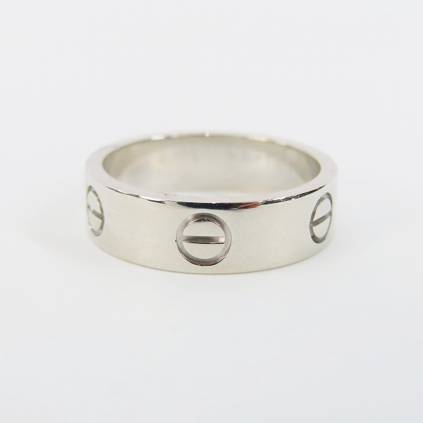 実際に弊社で買取させて頂いたCartier/カルティエ ラブリング 750/K18WG/ホワイトゴールド 56/15号の画像 1枚目