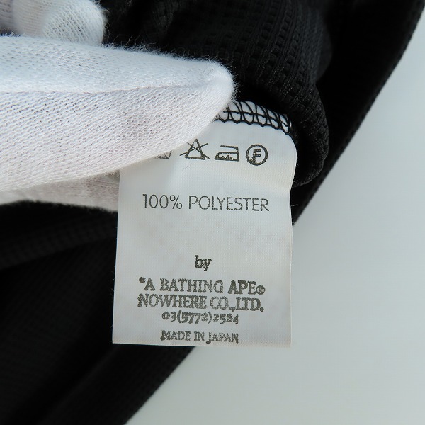 実際に弊社で買取させて頂いたA BATHING APE/アベイシングエイプ authorized B-ball TEE サーマル tシャツ XLの画像 3枚目