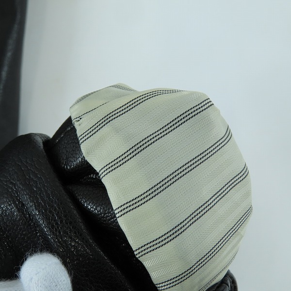 実際に弊社で買取させて頂いたDavit MEURSAULT/ダヴィットモルソー ラム レザー ミリタリージャケット 10-8C-4016/Mの画像 8枚目