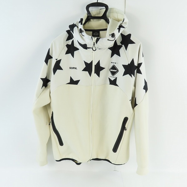 実際に弊社で買取させて頂いたF.C.Real Bristol/エフシーレアルブリストル VENTILATION HOODIE ジップアップジャケット FCRB-230029 L