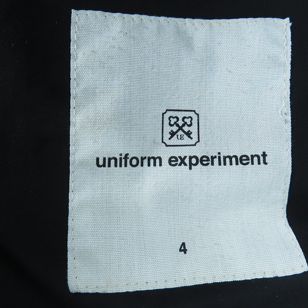 実際に弊社で買取させて頂いたuniform experiment/ユニフォームエクスペリメント HERR BITTS コーチジャケット UE-167140/4の画像 2枚目