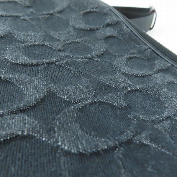 実際に弊社で買取させて頂いたCOACH/コーチ スタントン クロスボディ シグネチャー デニム ショルダーバッグ CO946 の画像 6枚目