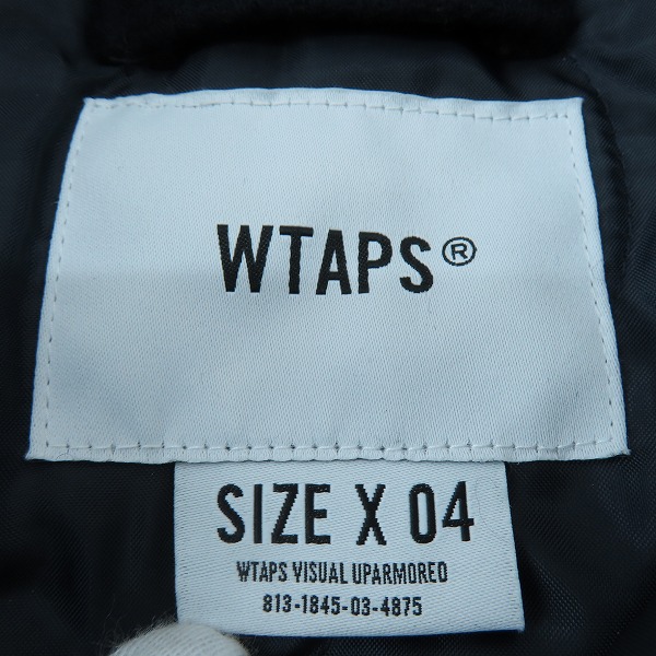 実際に弊社で買取させて頂いたWTAPS/ダブルタップス 20AW WCPO JACKET WONY.MOSSER 中綿ジャケット 202WVDT-JKM08/04の画像 2枚目
