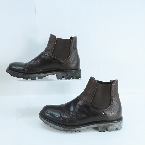 実際に弊社で買取させて頂いたGIORGIO ARMANI/ジョルジオアルマーニ サイドゴアブーツ 6の画像 3枚目