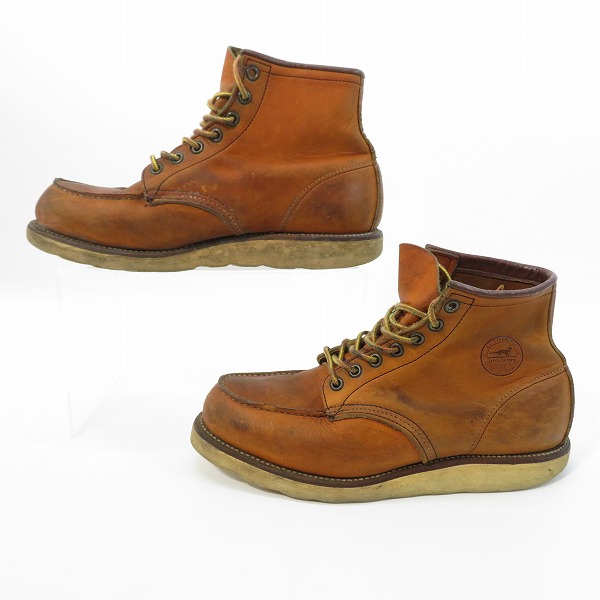 実際に弊社で買取させて頂いたREDWING/レッドウィング アイリッシュセッター 犬刻印 875/8Eの画像 3枚目