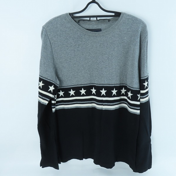 実際に弊社で買取させて頂いたMarbles/マーブルス 星柄 ニットカットソー ブラック M