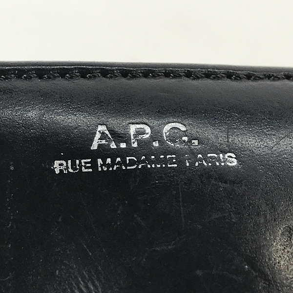 実際に弊社で買取させて頂いたA.P.C/アーペーセー 二つ折り財布/ウォレット レザーの画像 3枚目