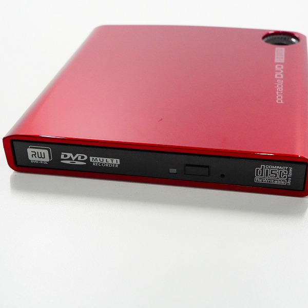 実際に弊社で買取させて頂いたIO DATA/アイ・オー・データ DVRP-U8CR バスパワー対応 ポータブルDVDドライブ 動作確認済みの画像 2枚目