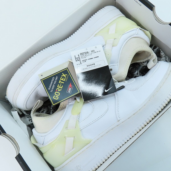 実際に弊社で買取させて頂いたNIKE×UNDERCOVER/ナイキ×アンダーカバー AIR FORCE 1 LOW エアフォース１ DQ7558-101/27.5の画像 8枚目