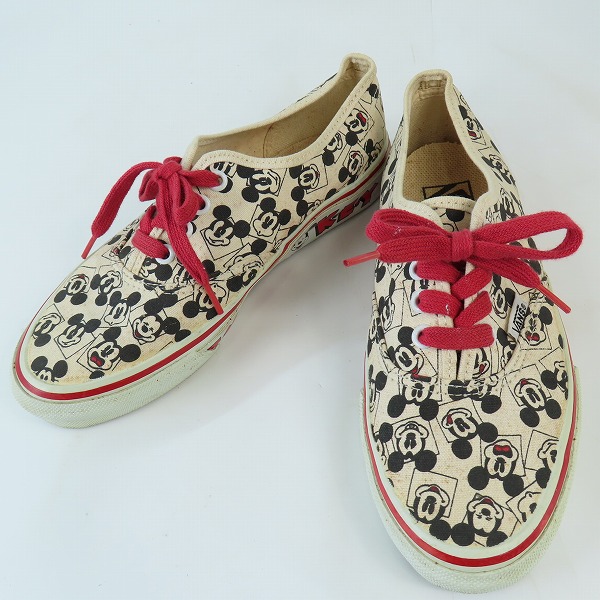 実際に弊社で買取させて頂いたVANS x DISNEY/バンズ × ディッキーズ MICKEY/ミッキーマウス USA製/ヴィンテージ スニーカー 7