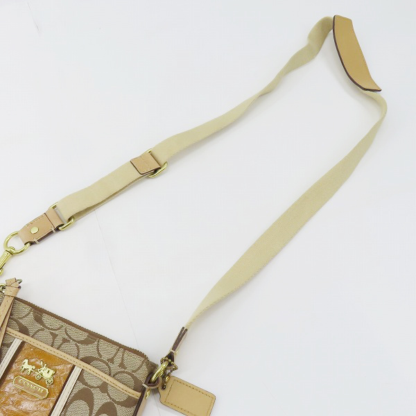 実際に弊社で買取させて頂いたCOACH/コーチ シグネチャー ショルダーバッグ 41612の画像 3枚目