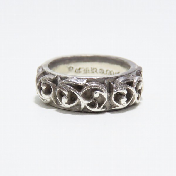実際に弊社で買取させて頂いた【インボイス原本】CHROME HEARTS/クロムハーツ ETRNITY VINE BAND エタニティヴァインバンドリング 18号の画像 3枚目