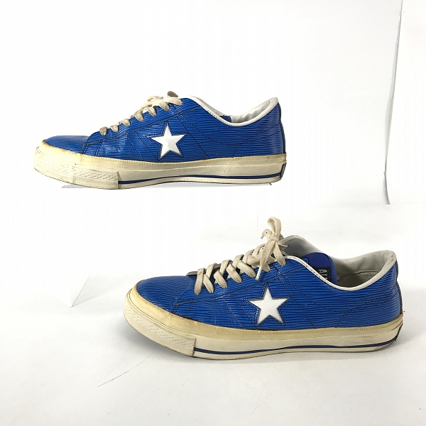 実際に弊社で買取させて頂いたCONVERSE/コンバース ONESTAR/ワンスター MATERIAL OX レザースニーカー/9の画像 3枚目