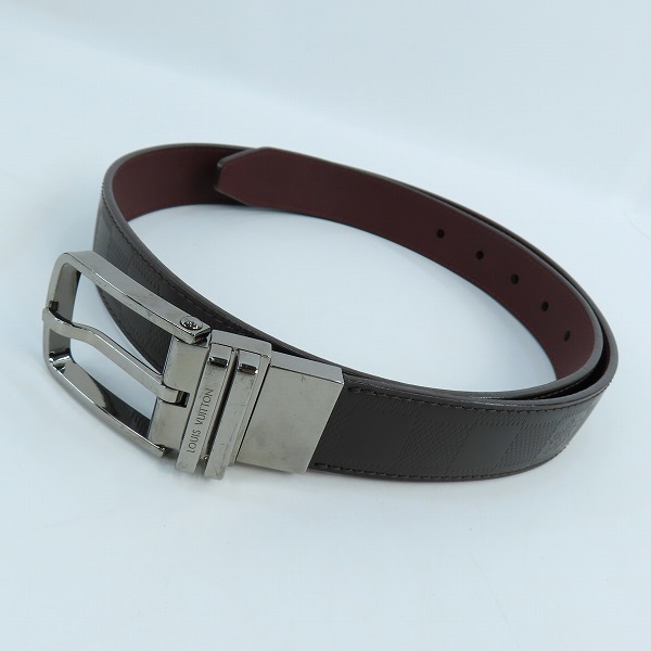 実際に弊社で買取させて頂いたLOUIS VUITTON/ルイヴィトン サンチュールスタンプ ダミエアンフィニ レザー ベルト M9787