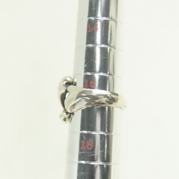 実際に弊社で買取させて頂いたRAT RACE/ラットレース Cross Bone RING/クロスボーンリング 17号の画像 7枚目