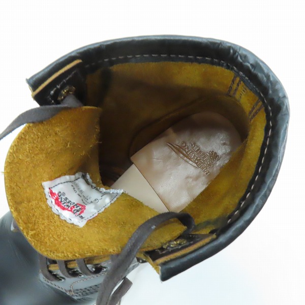 実際に弊社で買取させて頂いたRED WING/レッドウィング ベックマン フラットボックス ブーツ 9060 6.5Dの画像 4枚目