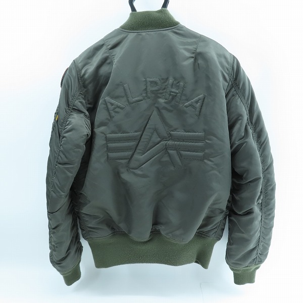 実際に弊社で買取させて頂いたALPHA INDUSTRIES/アルファインダストリーズ ナイロン リバーシブル フライトジャケット 20004-0576/Mの画像 1枚目