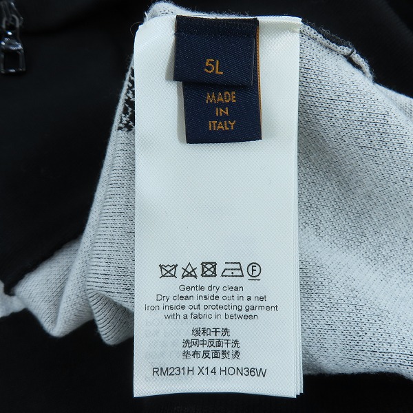 実際に弊社で買取させて頂いた【JPタグ/未使用】LOUIS VUITTON/ルイヴィトン 草間彌生 ニットパーカー/RM231H X14 HON36W/5Lの画像 3枚目