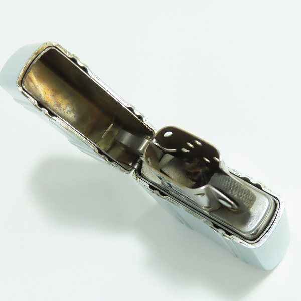 実際に弊社で買取させて頂いたZIPPO/ジッポー ZERO HALLIBURTON/ゼロハリバートン アタッシュケース 2-CB クリアブルー/02年製の画像 5枚目