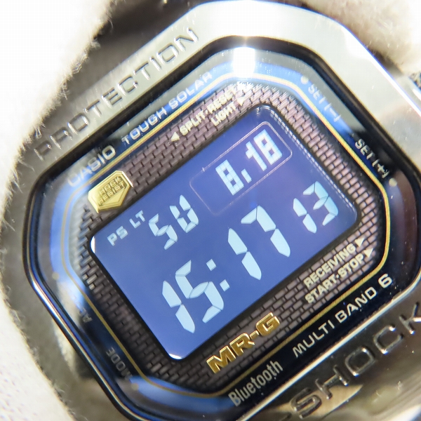 実際に弊社で買取させて頂いた【保証期間内】G-SHOCK/Gショック MR-G 青墨 タフソーラー/Bluetooth搭載 腕時計 MRG-B5000BA-1JRの画像 6枚目
