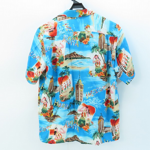 実際に弊社で買取させて頂いたIOLANI Sport swear/イオラニスポーツウエアー 50S/ヴィンテージ アロハシャツ Mの画像 1枚目